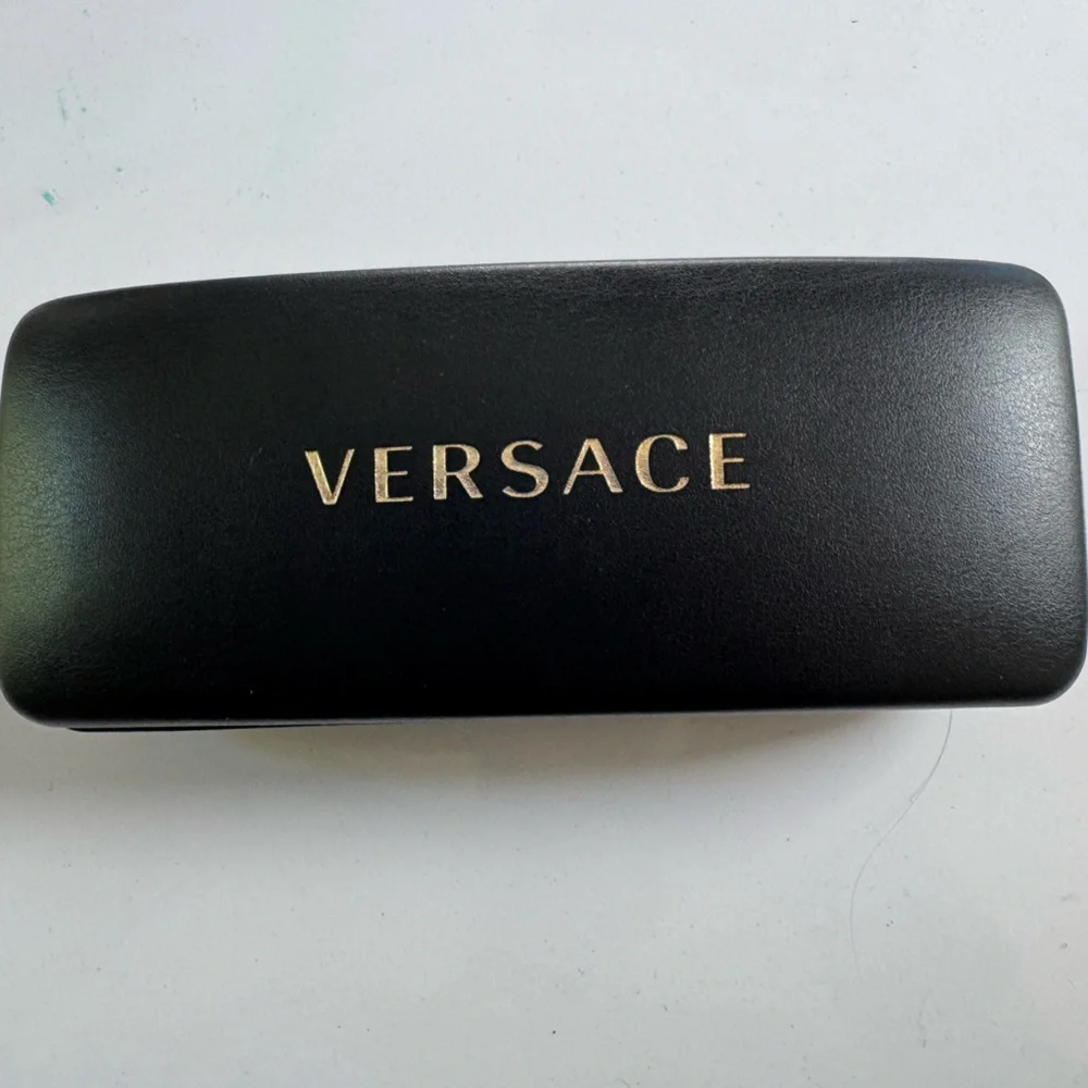 Versace Black and Gold Eyewear Case